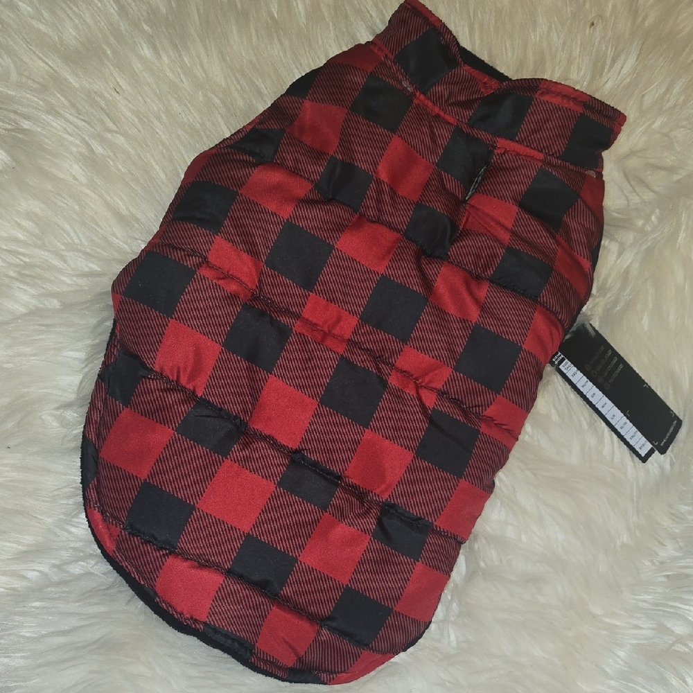 Kids Red and Black Plaid Jacket